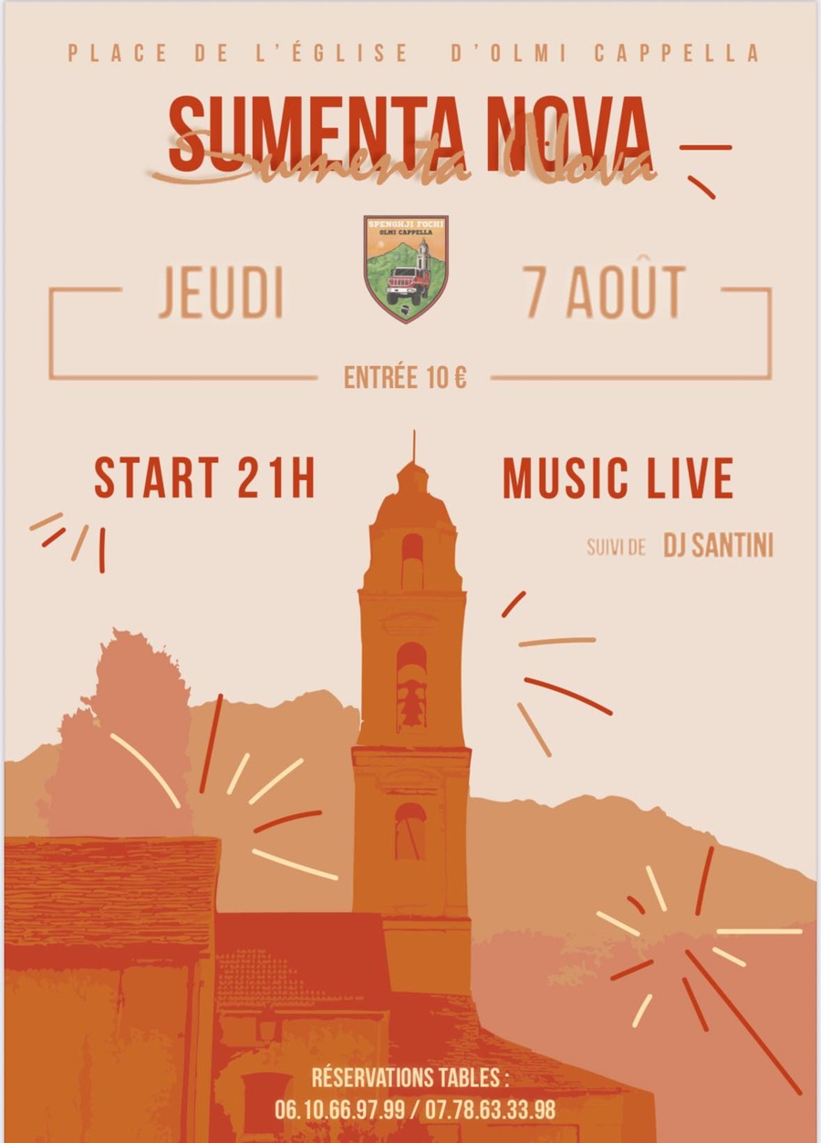 Concert du groupe Sumenta Nova - Place de l'Église - Olmi è Capella