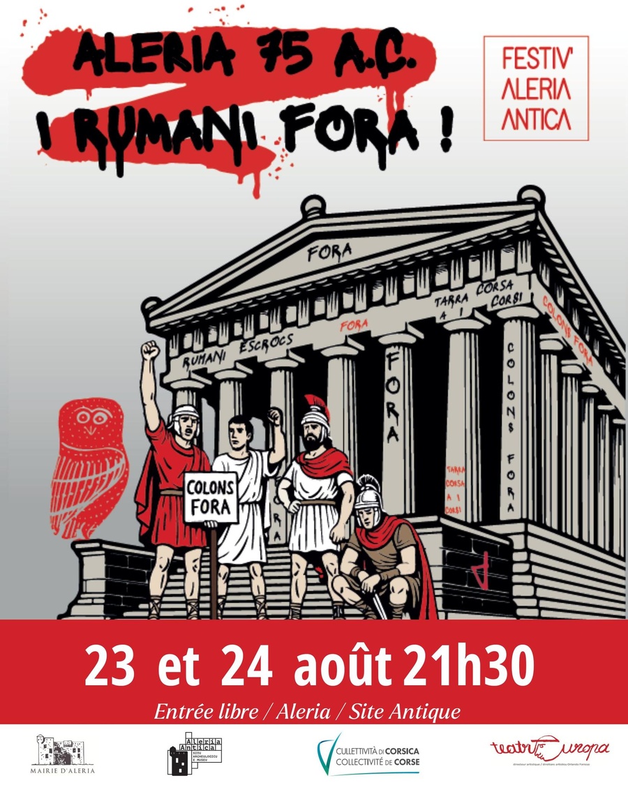 Arrière-plan pour Spectacle "Aleria 75 A.C - I Rumani fora !" - Site antique