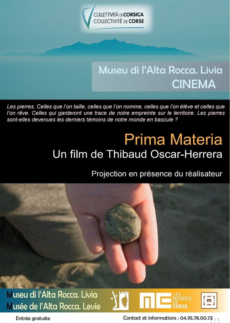 Arrière-plan pour Projection du film "Prima Materia", consacré à la Corse et à ses pierres, en présence du réalisateur Thibaud Oscar-Herrera - Musée de l'Alta Rocca