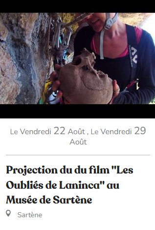 Arrière-plan pour Projection du film "Les Oubliés de Laninca" - Musée d’archéologie de la Corse
