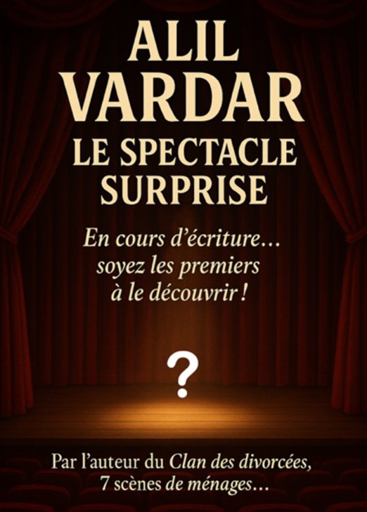 Arrière-plan pour "Le spectacle surprise" une comédie d'Alil Vardar - Spaziu Culturale Carlu Rocchi