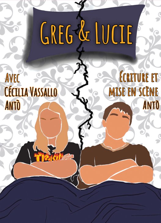 Arrière-plan pour Spectacle : "Greg et Lucie" avec Cécilia Vassalo et Antone Cuneo - Spaziu Culturale Carlu Rocchi