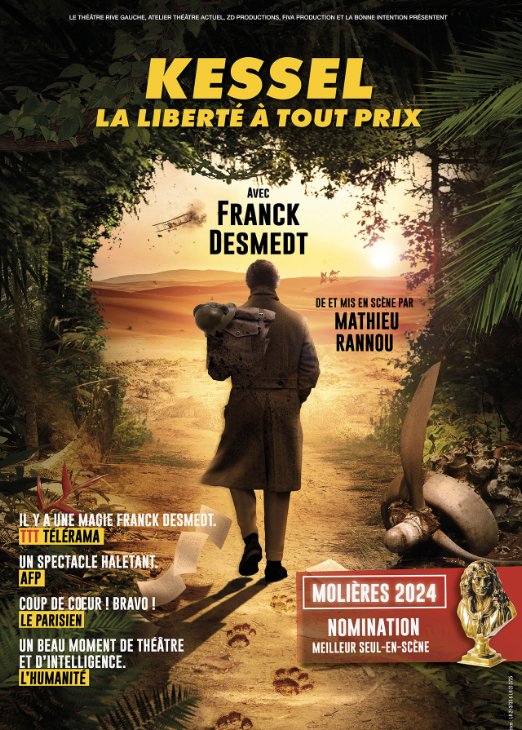 Arrière-plan pour Spectacle : "Kessel, La liberté à tout prix" - Spaziu Culturale Carlu Rocchi
