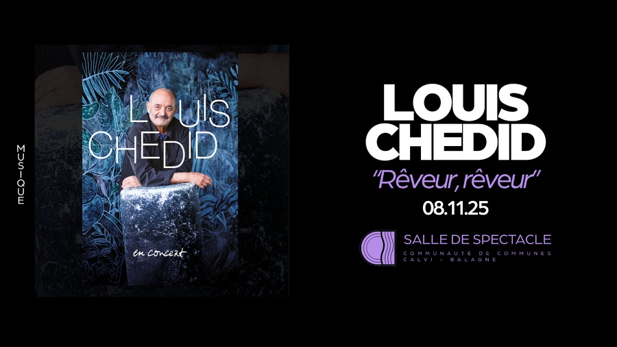 Arrière-plan pour Concert de Louis Chedid : « Rêveur, rêveur » - Salle de Spectacle