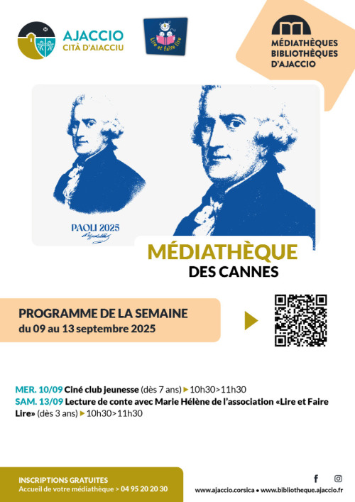 Arrière-plan pour Ciné club jeunesse - Médiathèque des Cannes