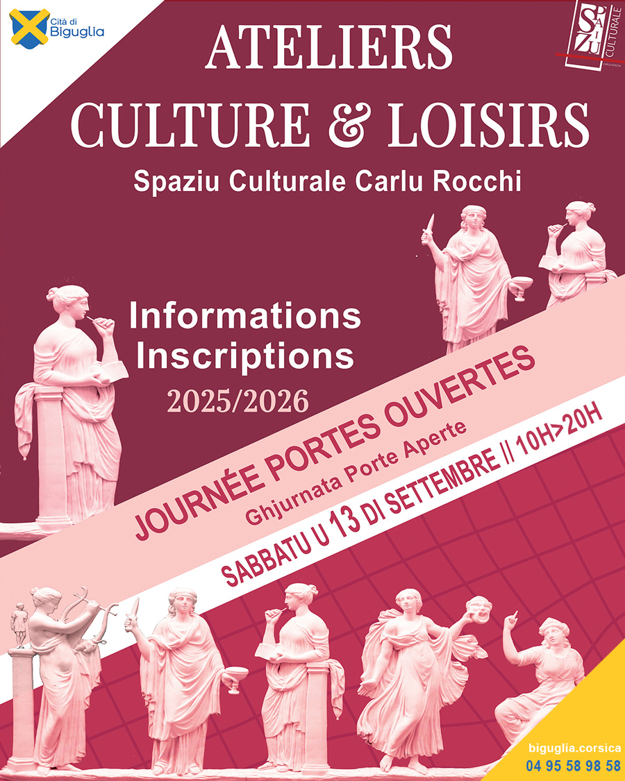 Arrière-plan pour Journée Portes Ouvertes du Spaziu Carlu Rocchi : Ateliers culture et loisirs