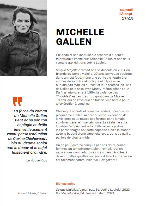 Arrière-plan pour Libri Mondi : Rencontres Littéraires de Bastia / Michelle Gallen