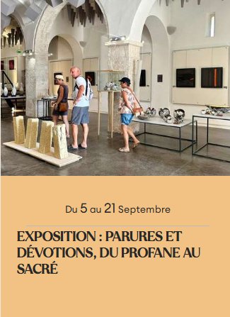 Journées Européennes du Patrimoine : Exposition 'Parures et dévotion, du profane au sacré'