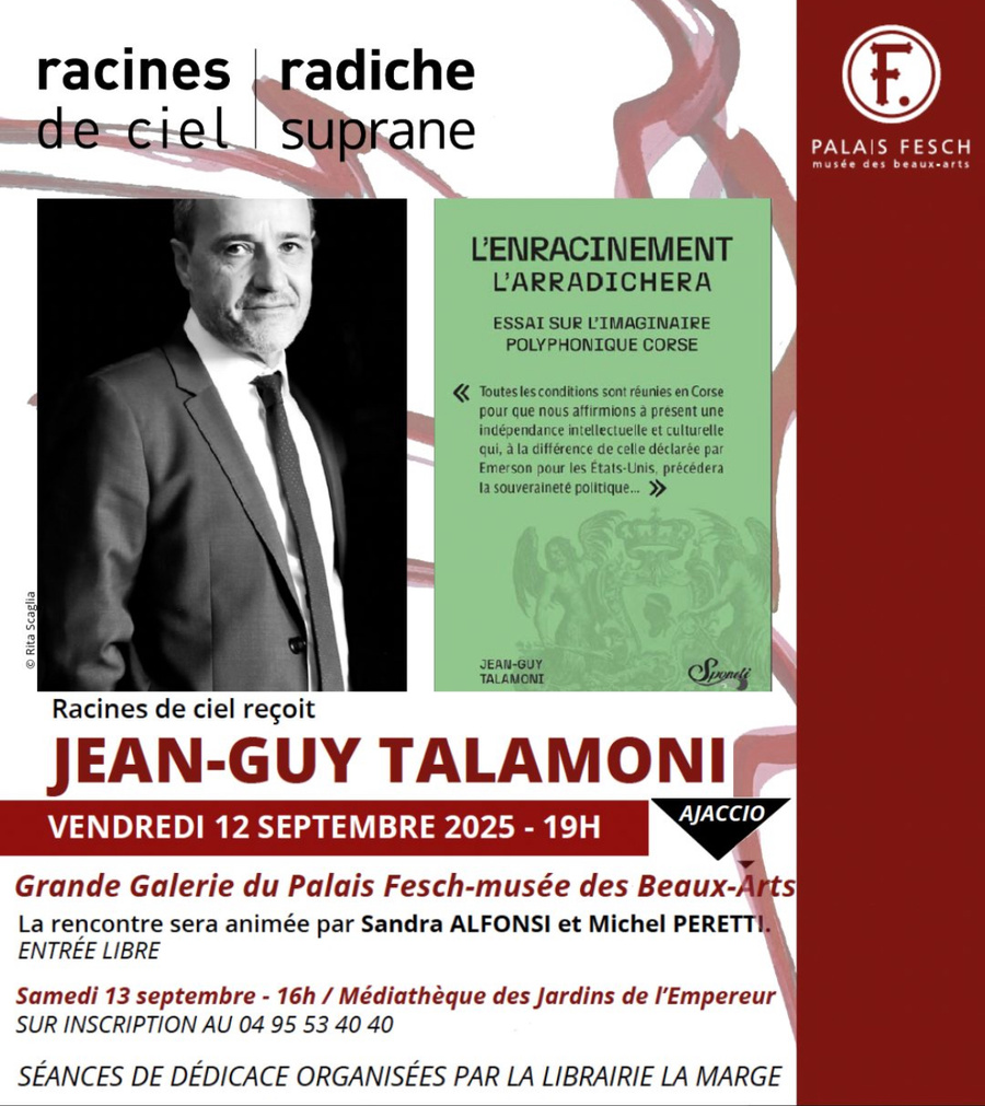 Rencontre avec Jean-Guy Talamoni sur l'imaginaire polyphonique corse