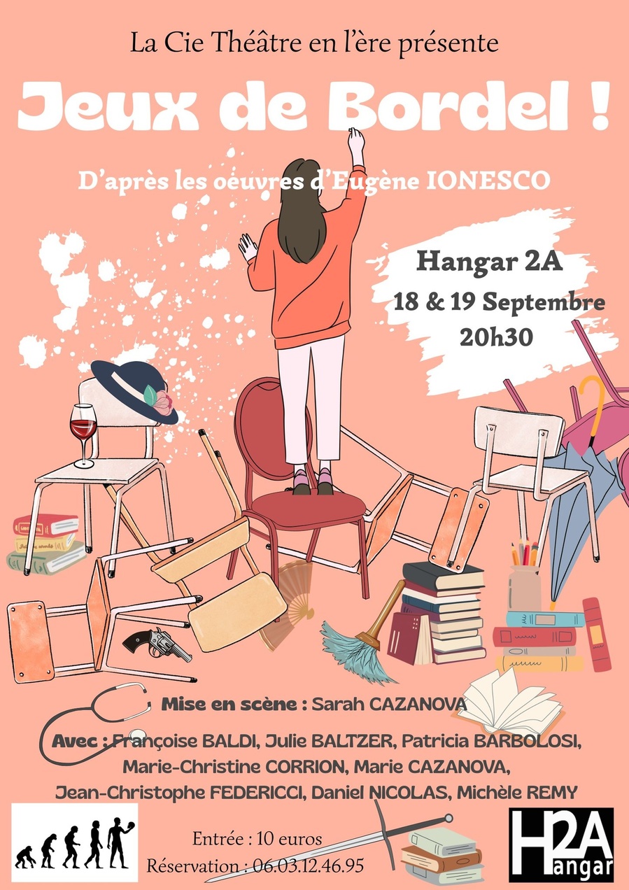 Théâtre : "Jeux de Bordel !" par la Cie Théâtre en l'ère - Hangar 2a