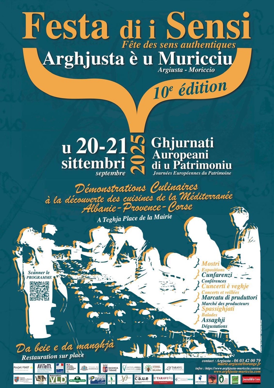 Journées Européennes du Patrimoine : Festa des Sens à Arghjusta et Muricciu