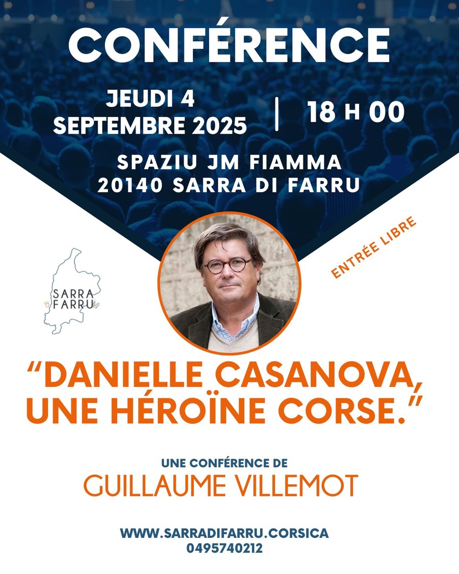 Conférence : Danielle Casanova, héroïne corse par Guillaume Villemot