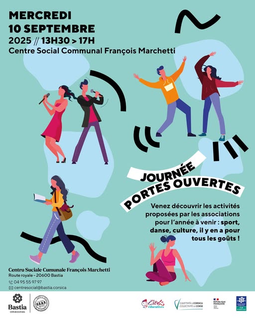 Journée Portes Ouvertes au Centre Social François Marchetti à Bastia