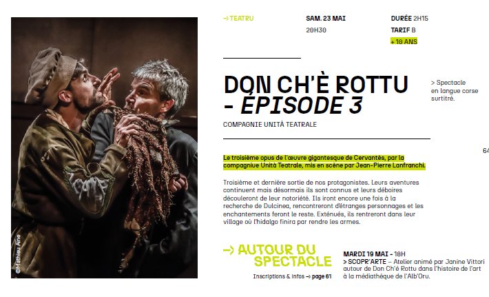 Scopr'arte avec Janine Vittori autour de Don Ch'e Rottu dans l'histoire de l'art