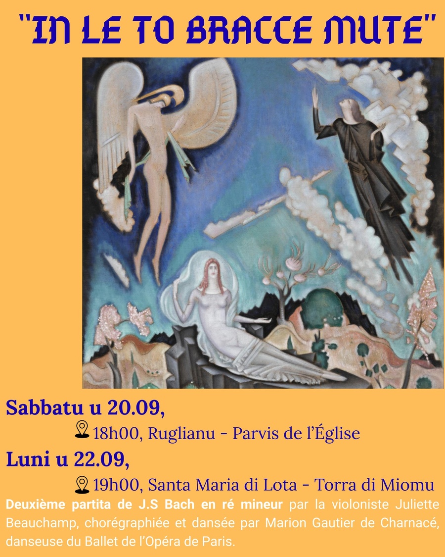 Camerata Figarella - Danse "In le to bracce mute" de Marion Gautier à Santa Maria di Lota