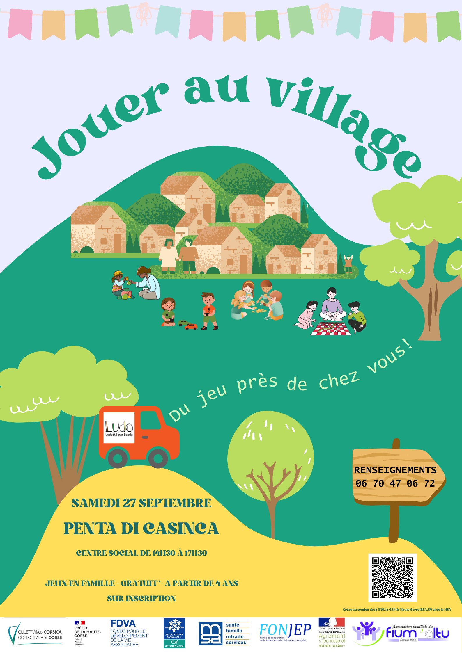 Jouer au village - Centre social à A Pente