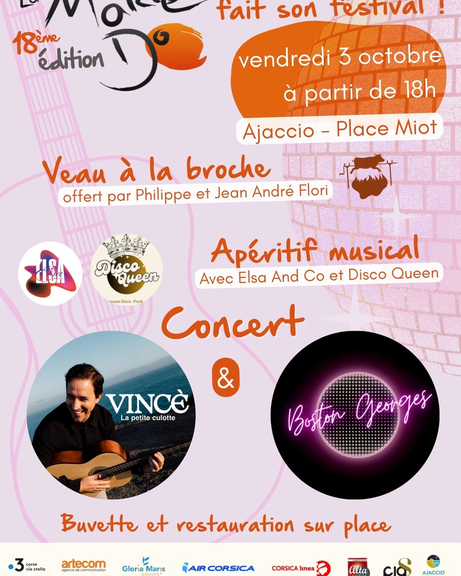 Festival La Marie-Do : Apéritif musical et concert à Ajaccio