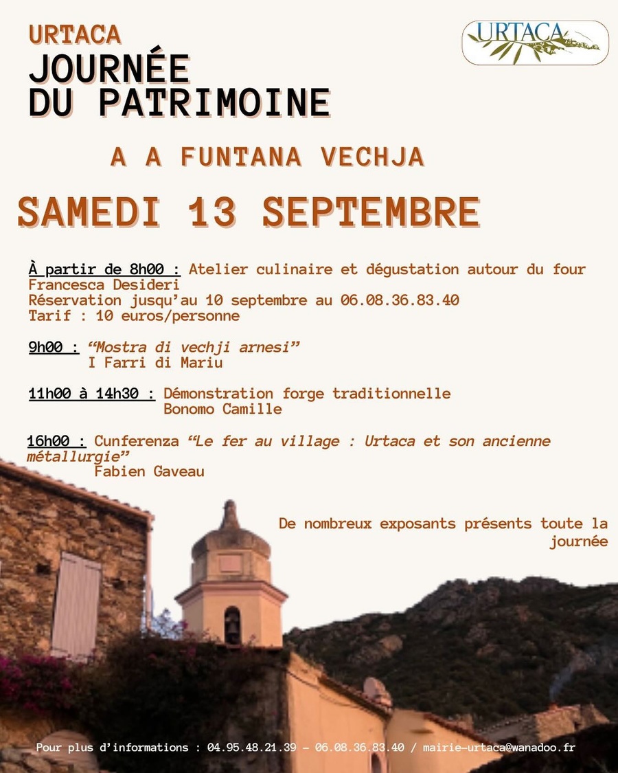 Journée Européenne du Patrimoine à la Fontaine Vieille - Urtaca