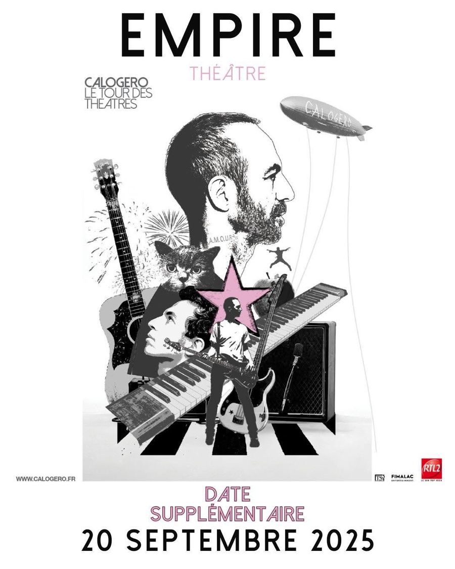Concert de Calogero - Date Supplémentaire au Théâtre l'Empire