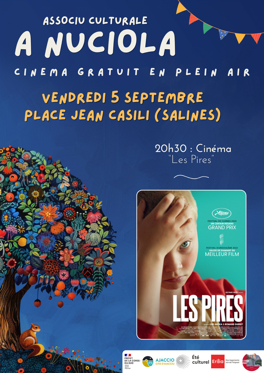 Cinéma en plein air : Projection du film "Les pires" par l'association « A Nuciola »