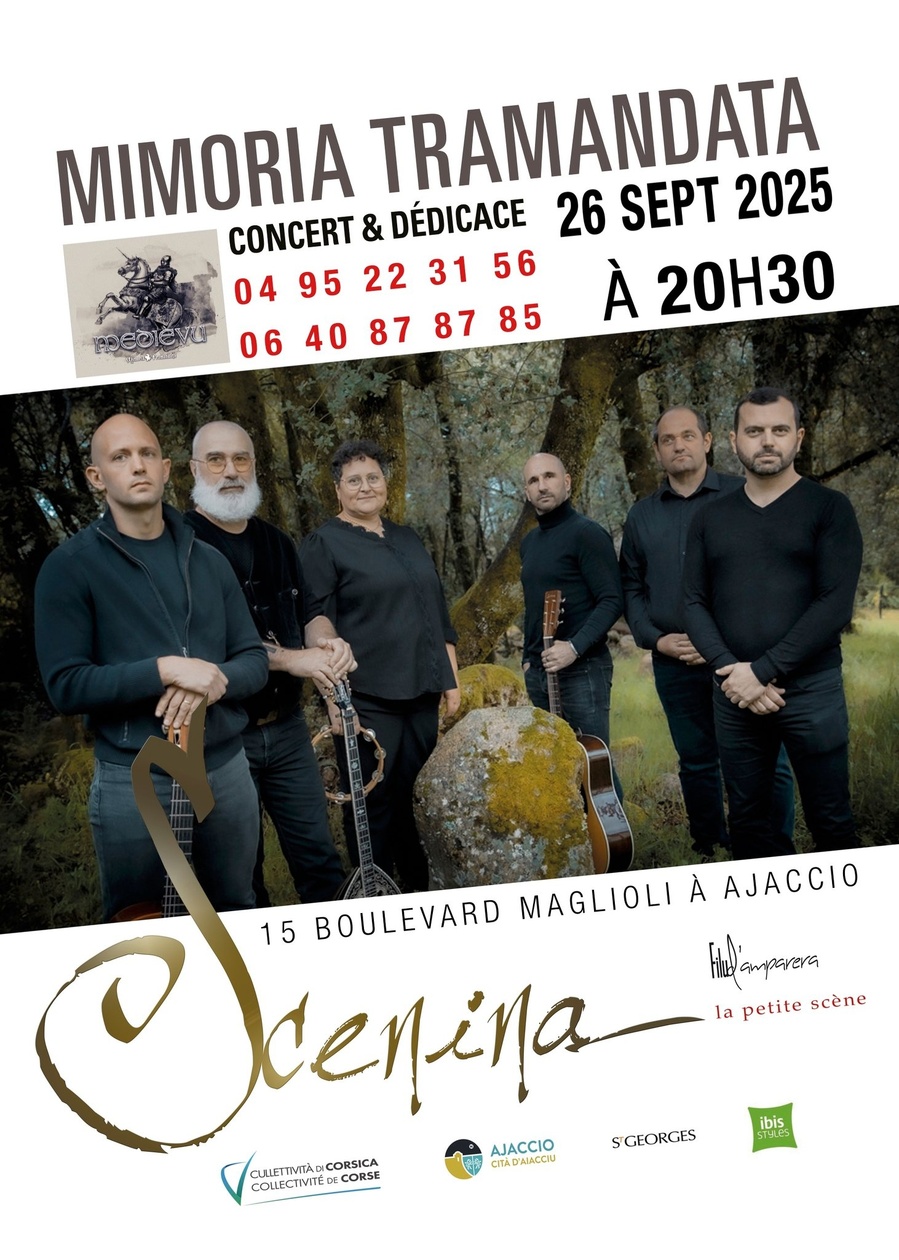 Concert et dédicace du double album « Medievu » du groupe Mimoria Tramandata