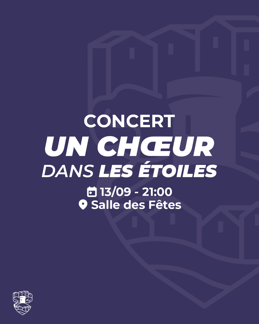 Concert "Un Chœur dans les Étoiles" à la Salle des Fêtes de Pitrusedda