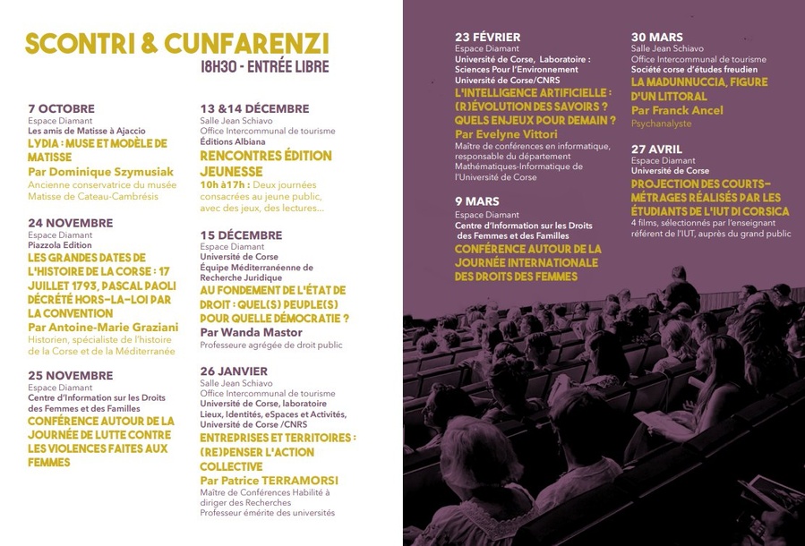 Projection de courts métrages des étudiants de l'IUT de Corse - Espace Diamant