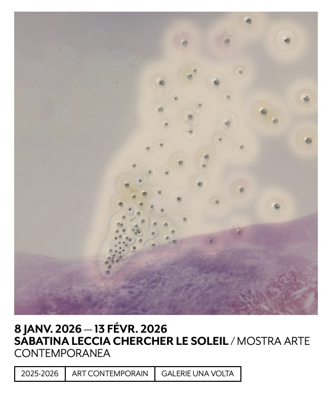 Exposition 'Chercher le soleil' de Sabatina Leccia à la Galerie du Centre Culturel Una Volta