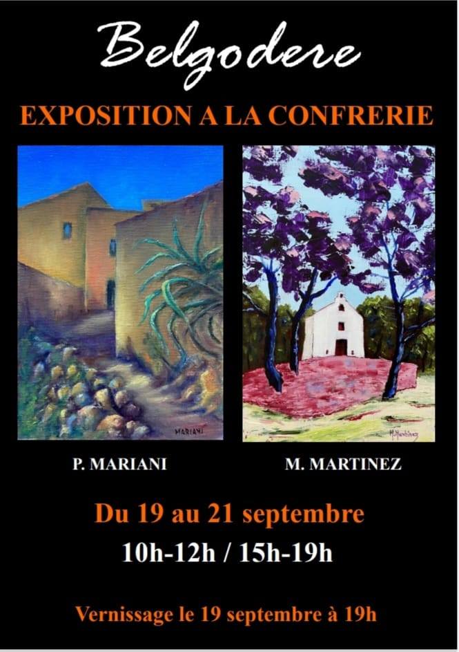 Arrière-plan pour Exposition de P. Mariani et M. Martinez - Confrérie