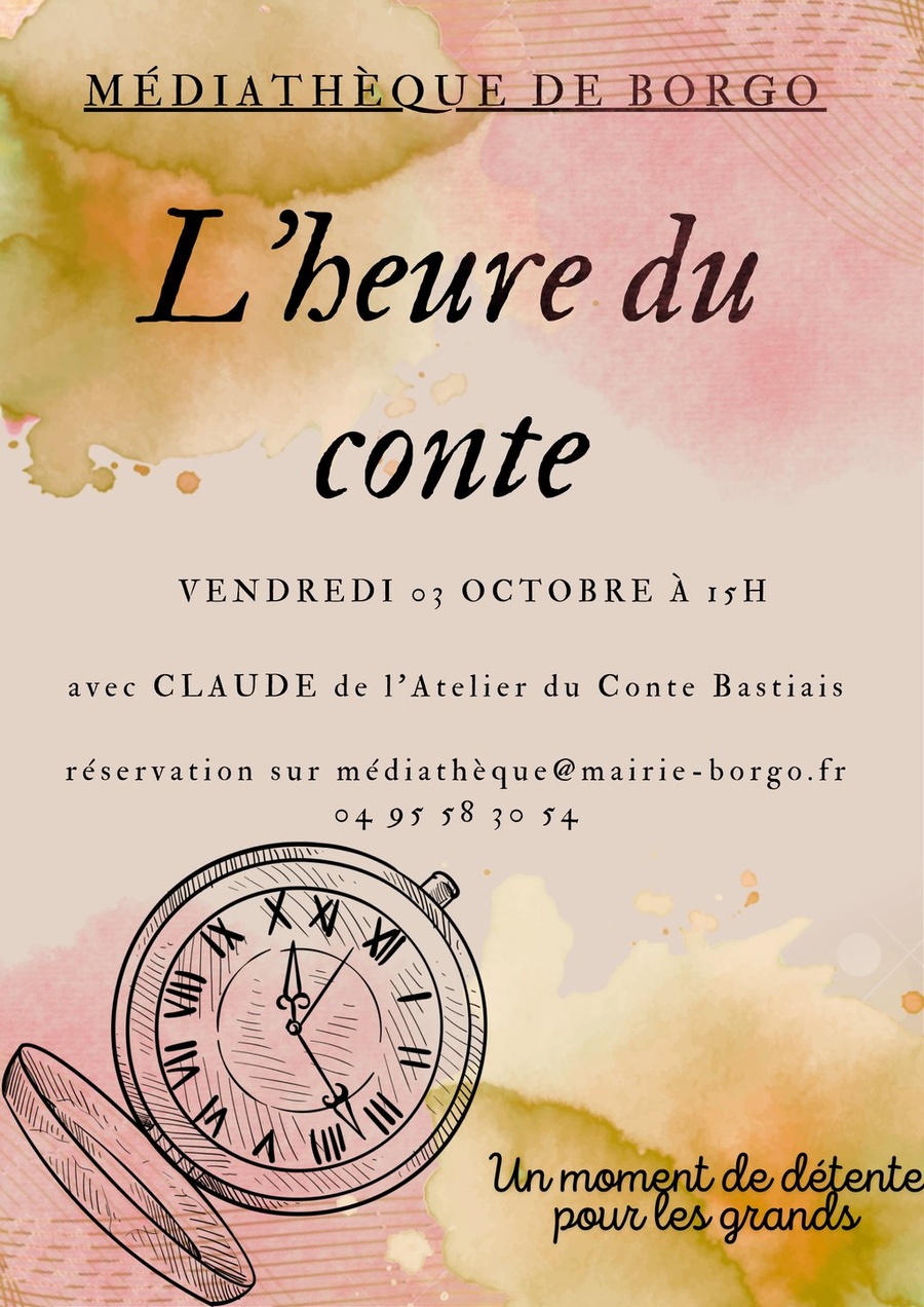 Arrière-plan pour L'heure du conte - Mediateca