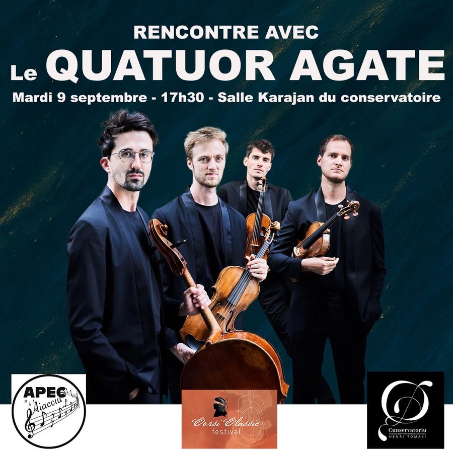 Arrière-plan pour Rencontre avec le quatuor Agate - Salle Karajan
