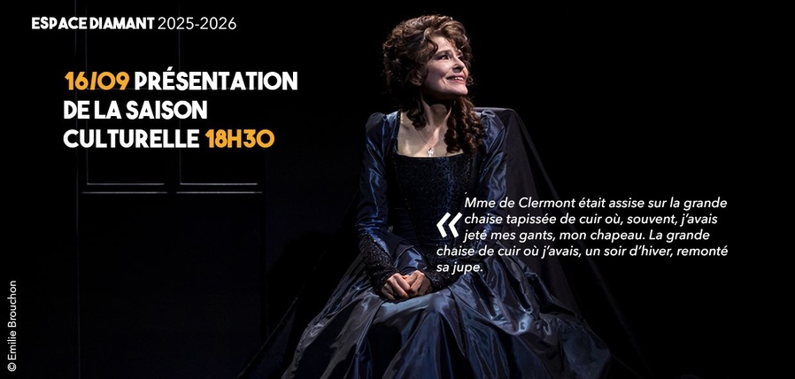 Arrière-plan pour Présentation de la saison culturelle 2025/2026 - Espace Diamant