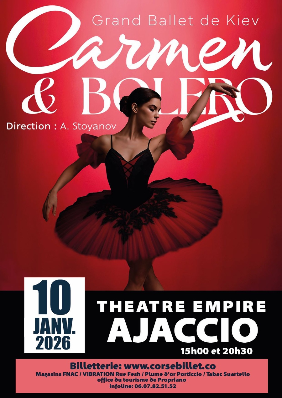 Arrière-plan pour Spectacle de danse : "Carmen et Boléro" par le Grand Ballet de Kiev - Théâtre Empire