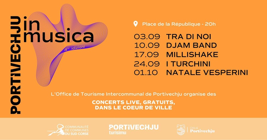 Arrière-plan pour Portivechju In Musica : Millishake - Place de la République