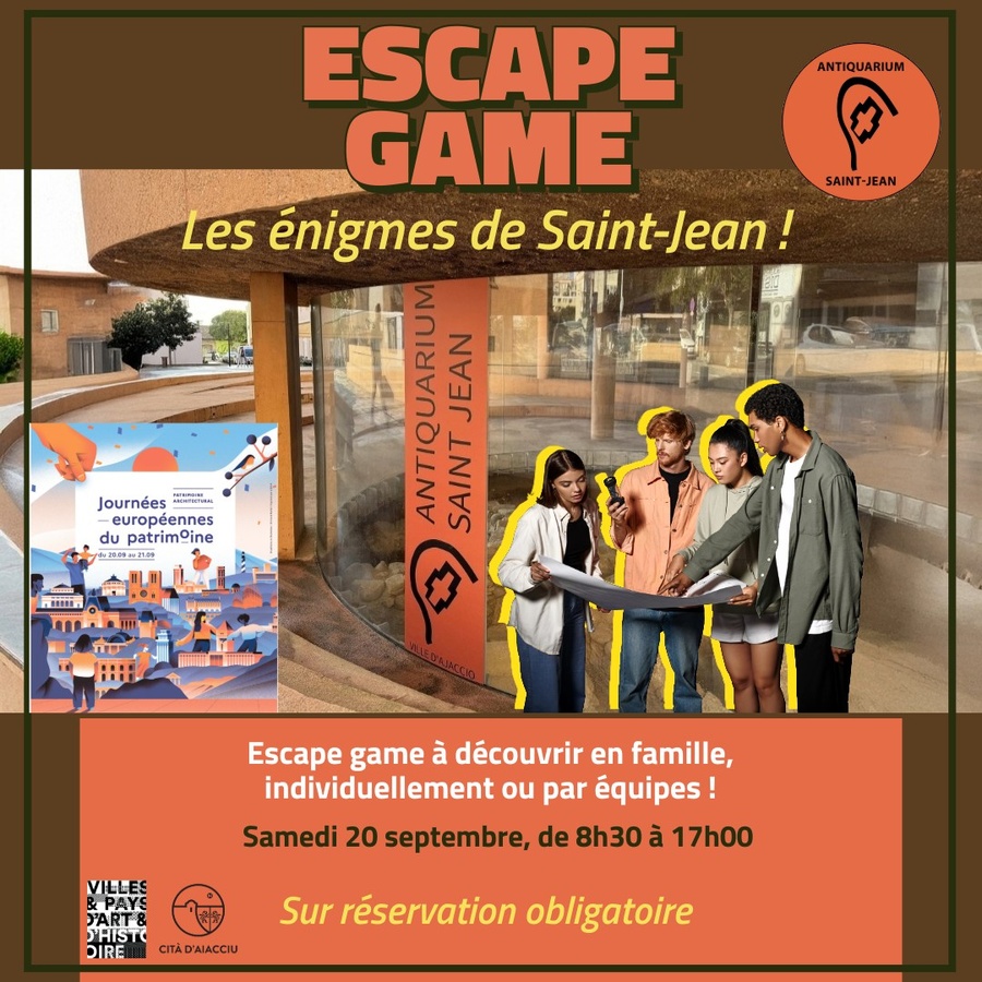 Arrière-plan pour Journées Européennes du Patrimoine / Escape game de Saint-Jean