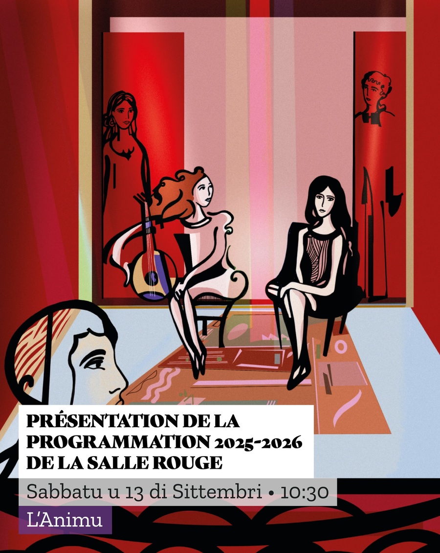 Arrière-plan pour Présentation de la programmation 2025-2026 de la Salle Rouge - Médiathèque l'Animu