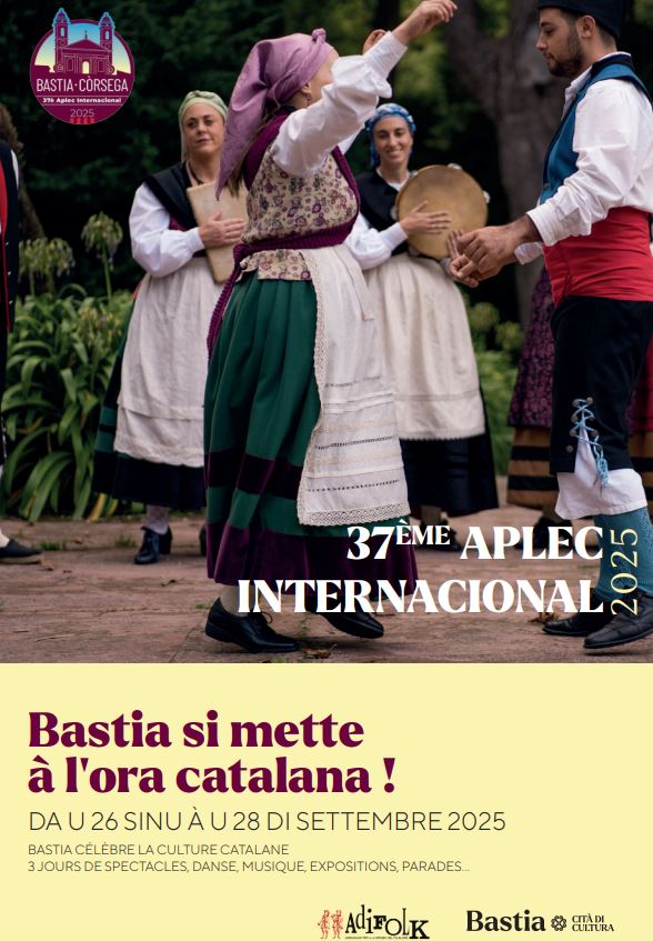 Arrière-plan pour Aplec International 37ème édition : "Bastia si mette à l'ora catalana" / Spectacles, Danse, Musique, Expositions, Parades…