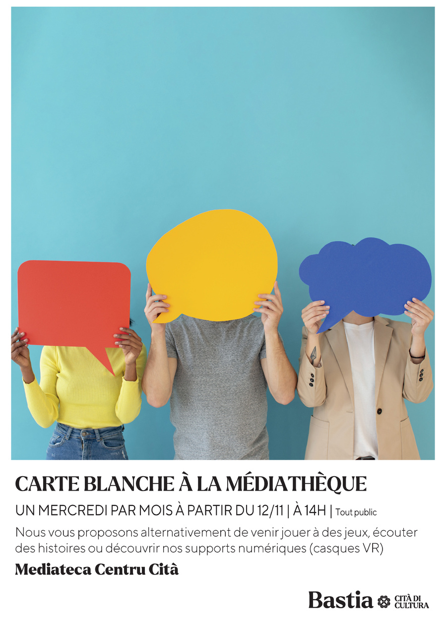 Arrière-plan pour Carte blanche à la médiathèque  - Mediateca Centru Cità