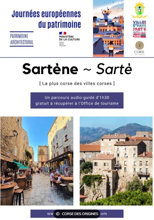 Arrière-plan pour Journées Européennes du Patrimoine / Visite audio-guidée de Sartè