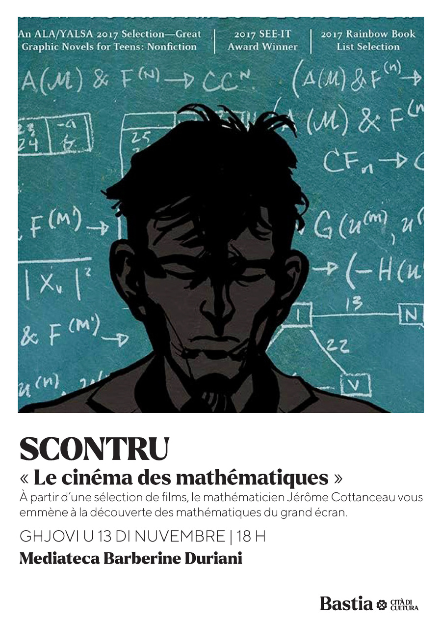 Arrière-plan pour Rencontre avec Jérôme Cottanceau : "Le cinéma des mathématiques" - Médiathèque Barberine Duriani