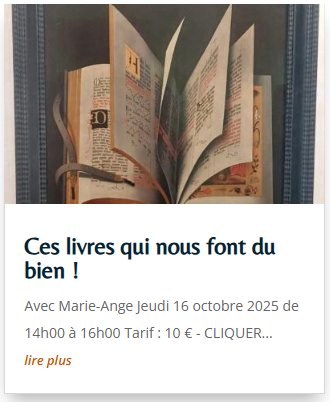 Arrière-plan pour "Ces livres qui nous font du bien !" avec Marie-Ange - Café culturel "Tourner-les-pages"