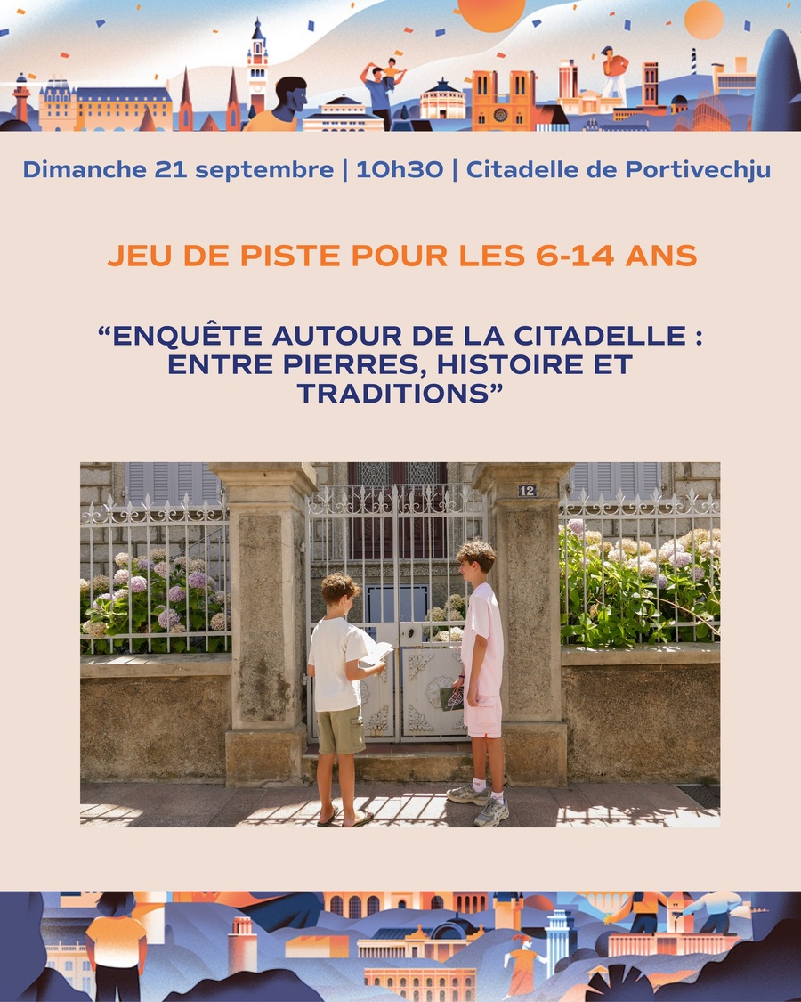 Arrière-plan pour Journées Européennes du Patrimoine / Jeu de piste pour les 6-14 ans : "Enquête autour de la citadelle : entre pierres, histoire et traditions" - Citadelle