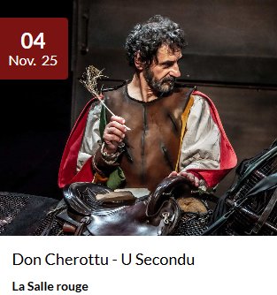 Arrière-plan pour Spectacle : Don Cherottu, U Secondu - Salle rouge