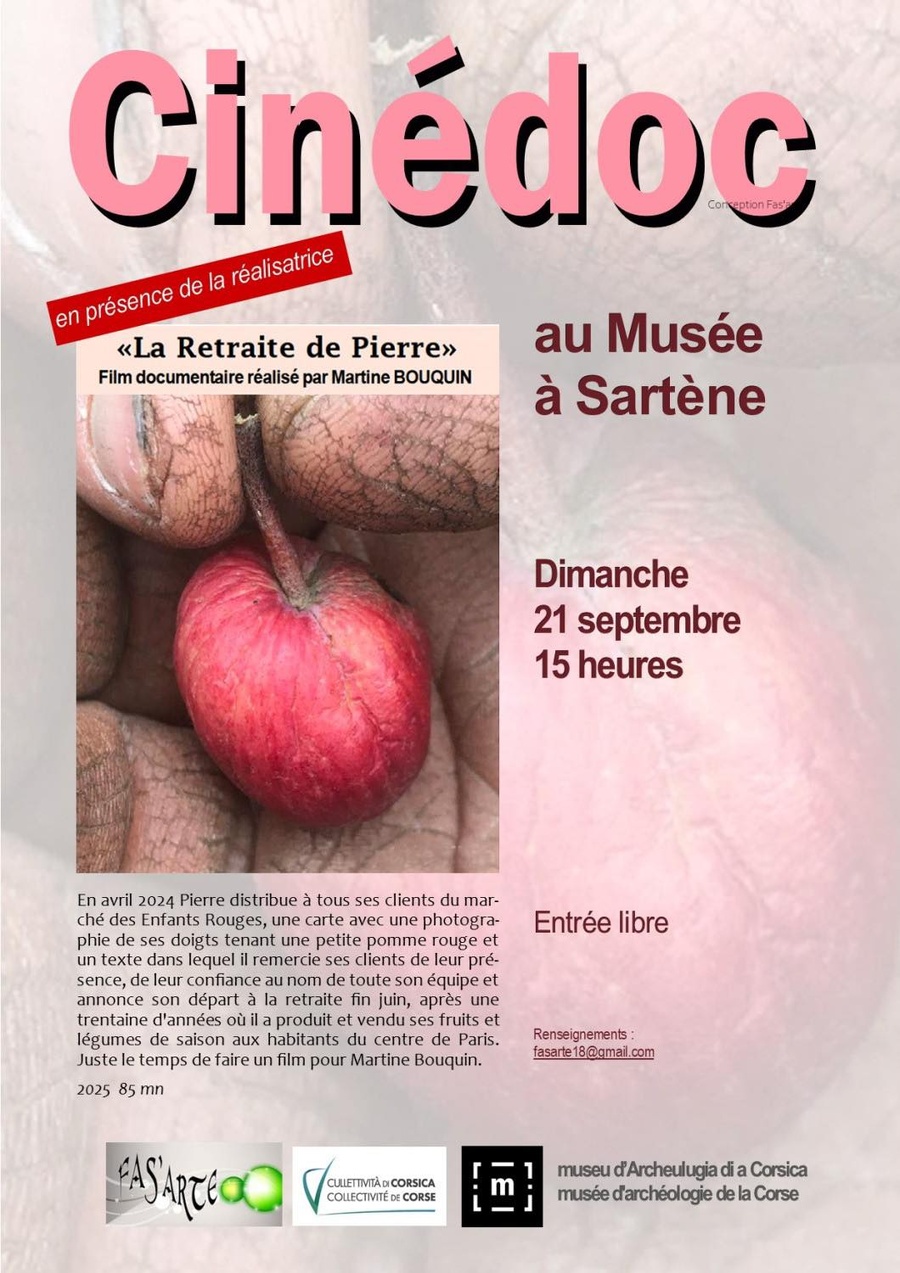 Arrière-plan pour Journées Européennes du Patrimoine / Projection du film documentaire  « la Retraite de Pierre » en présence de la réalisatrice Martine Bouquin - Musée d’archéologie de la Corse