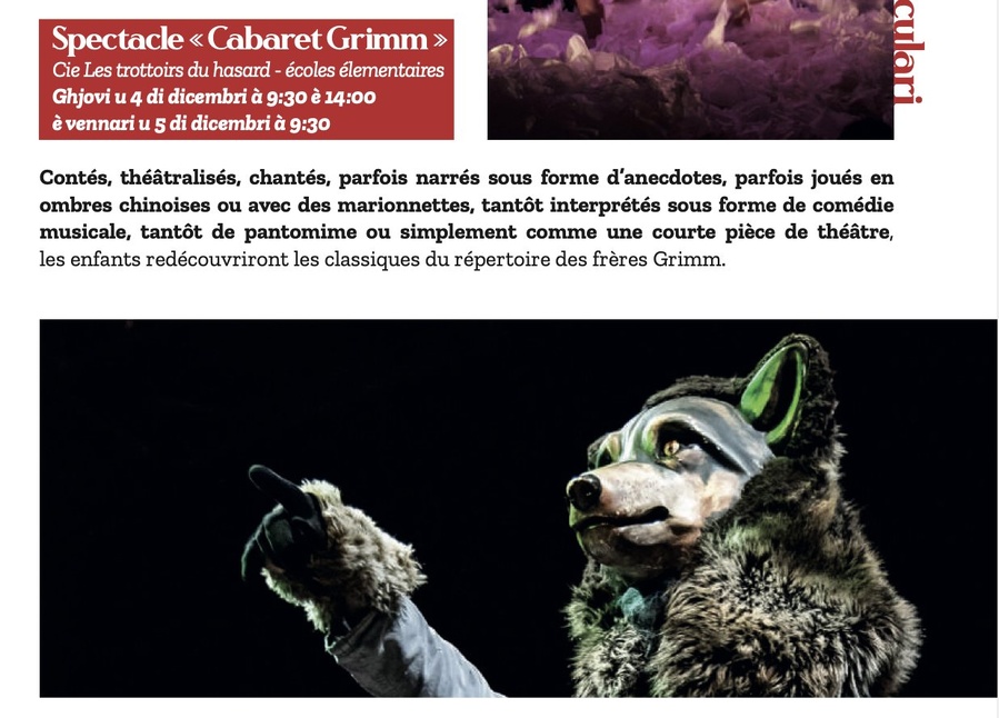 Arrière-plan pour Spectacle « Cabaret Grimm » par la cie Les trottoirs du hasard - Salle rouge