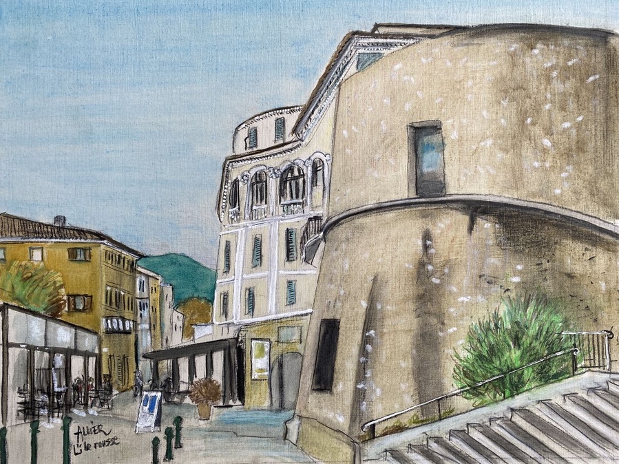 Arrière-plan pour Exposition peinture de Pierre-Yves Allier - Spaziu Pasquale Paoli