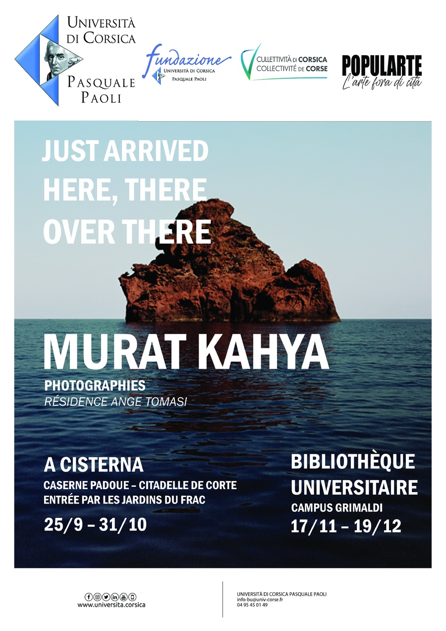 Exposition de Murat Kahya : 'Just Arrived' à la Bibliothèque Universitaire de Corte