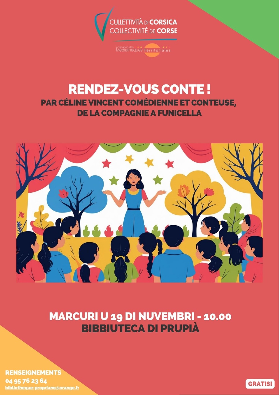 "Rendez-vous conte !" avec Céline Vincent, comédienne et conteuse