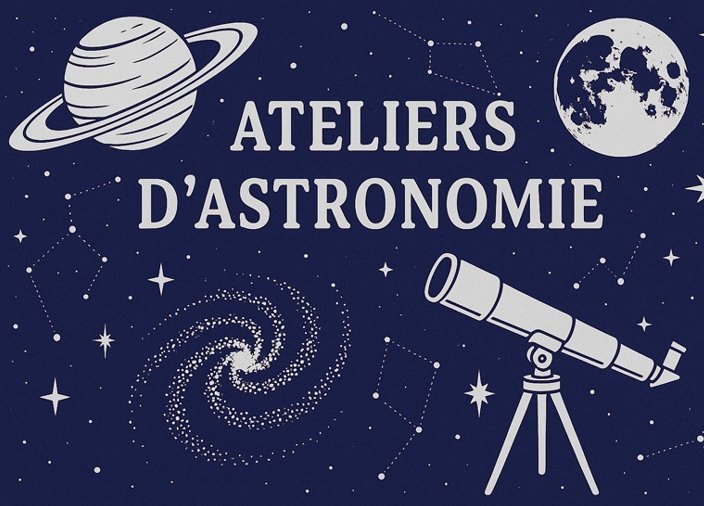 Ateliers de médiation en astronomie animés par Alexis Giacomoni à la Médiathèque