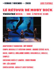 L'aghja hors les murs : Théâtre musical 'Le retour de Moby Dick' à Ajaccio